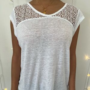 Sleeveless cutout shirt